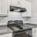 a kitchen with white cabinets